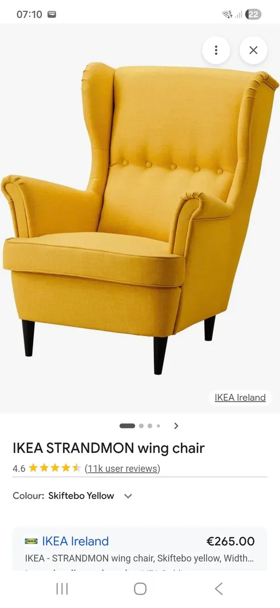 Armchair and foot stool - Image 4