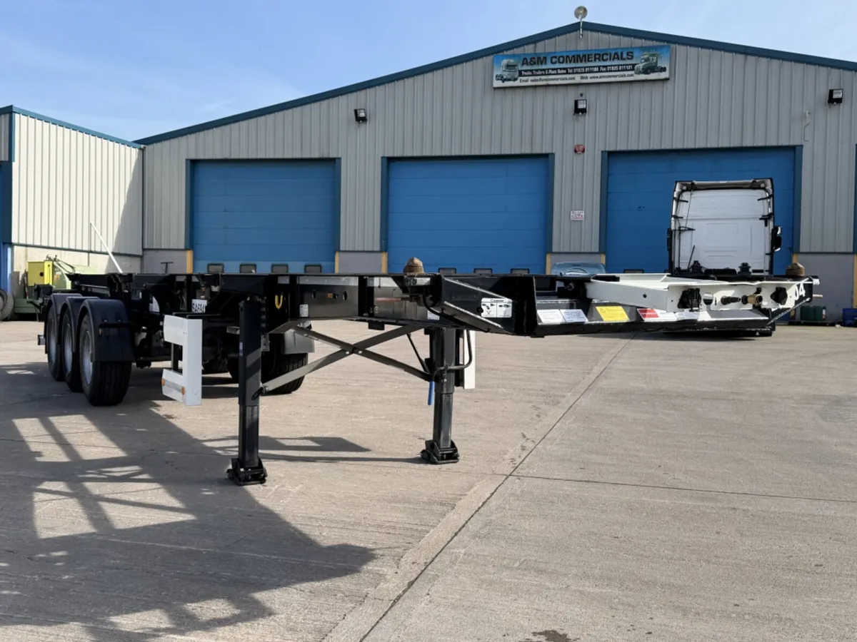 2022 KRONE SLIDING SKELETAL TRAILER - Image 3