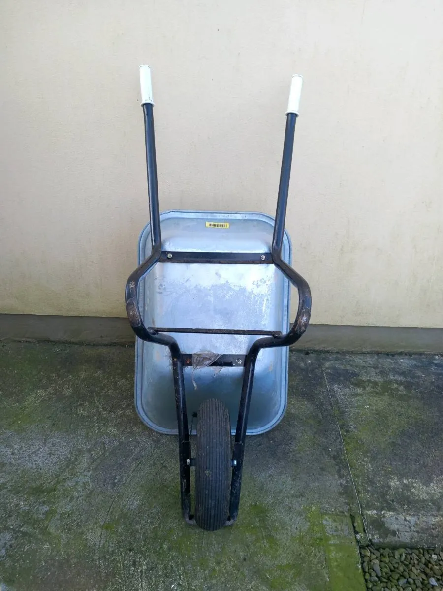 Galvanised wheelbarrow - Image 2