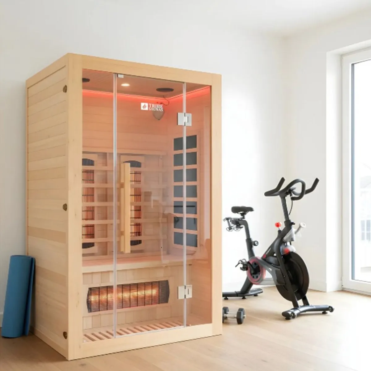 ATHENS 2 - Two Person Indoor Infrared Dry Sauna - Image 3