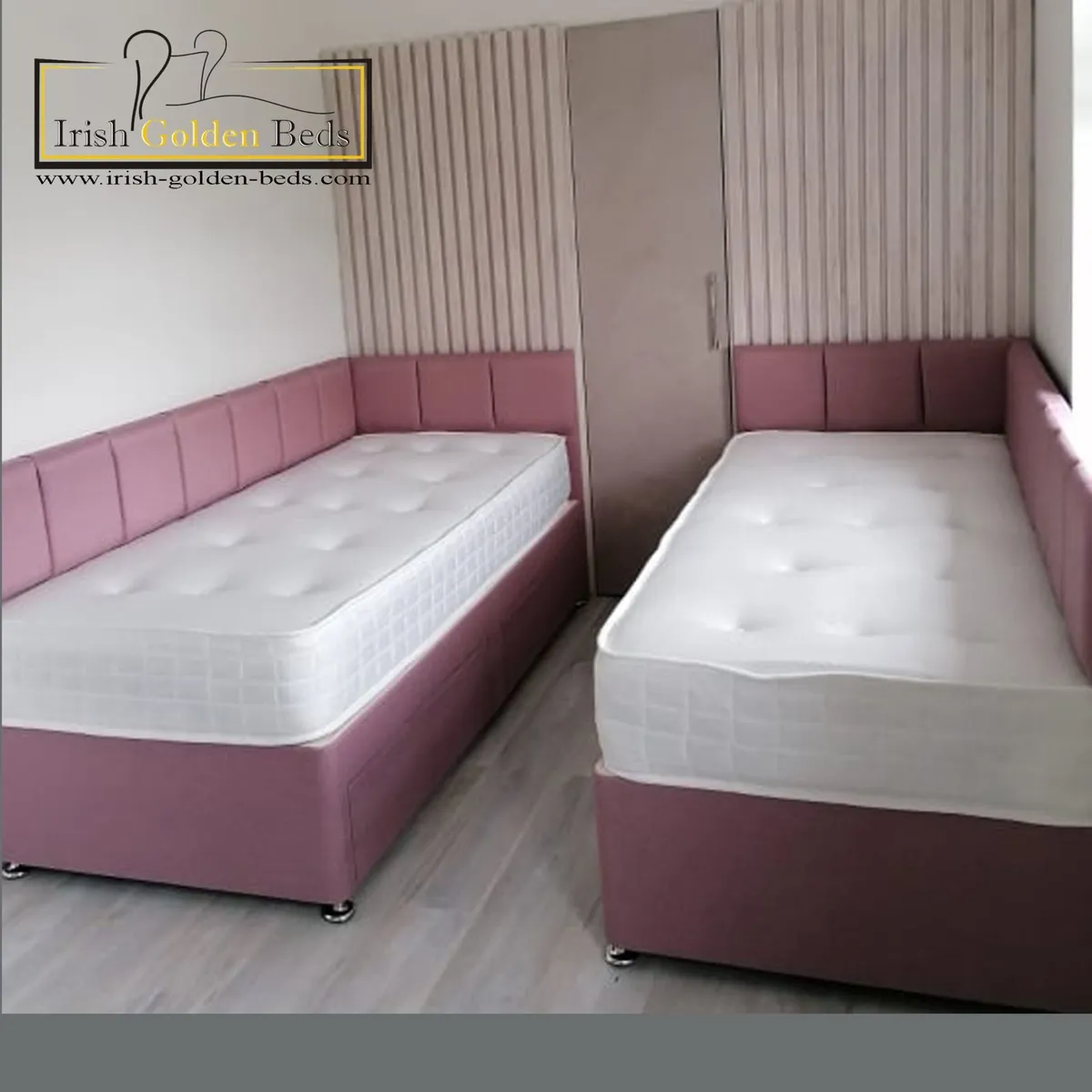 bed frame and headboard, free delivery - Image 1