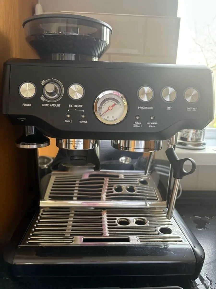 Brand new. Sage Barista Express Coffee Machine in Black Truffle. Just bought it! - Image 2