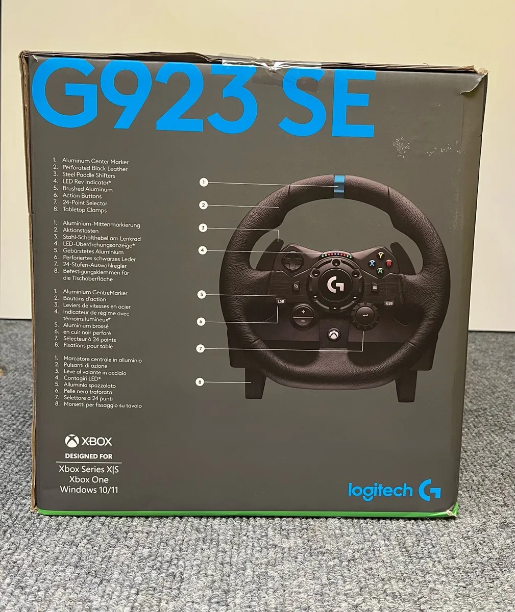 Logitech G923 Racing Wheel, Xbox - Image 2