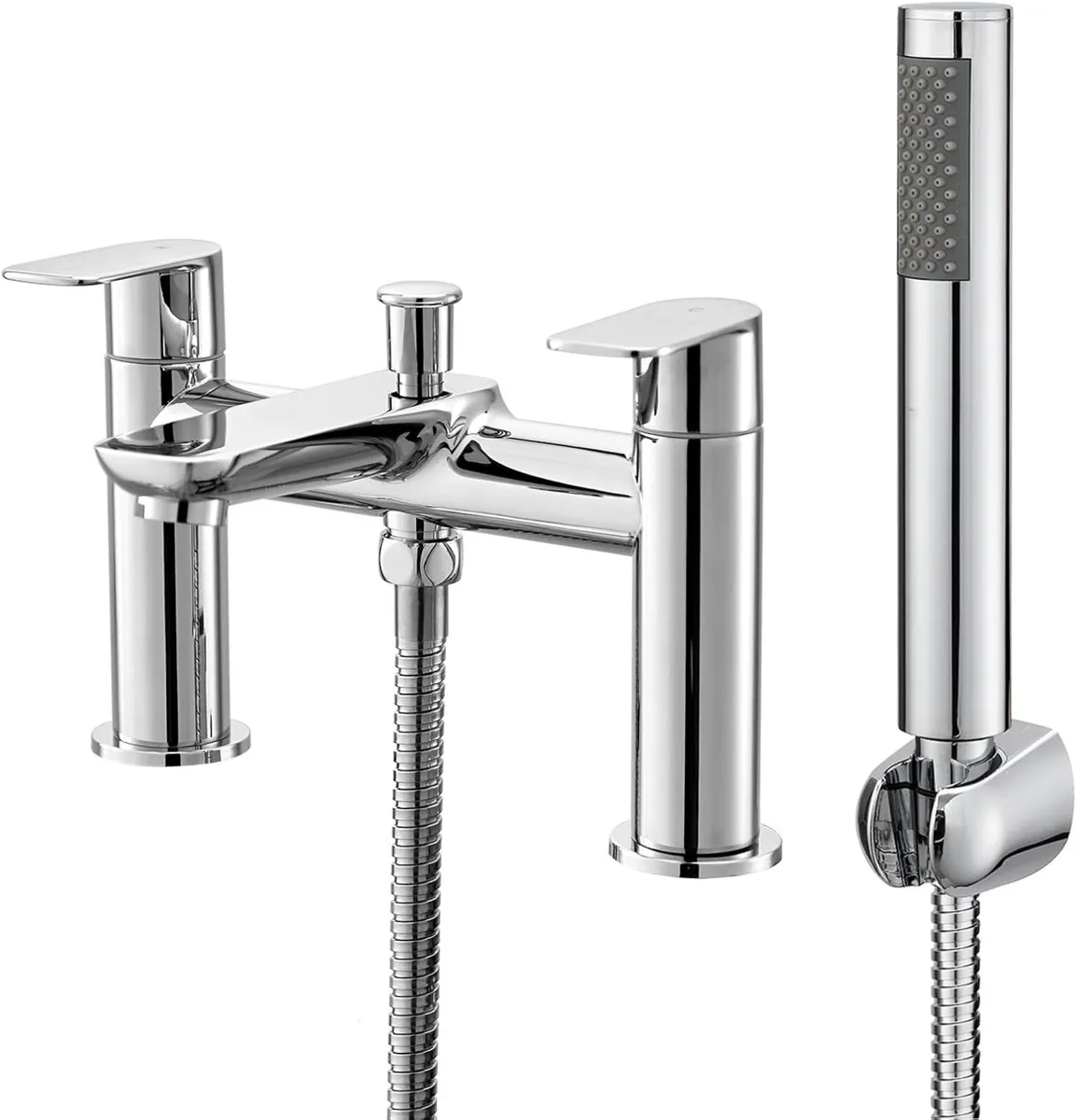 Bathroom Taps with Shower Sink Attachment Chromed - Image 1