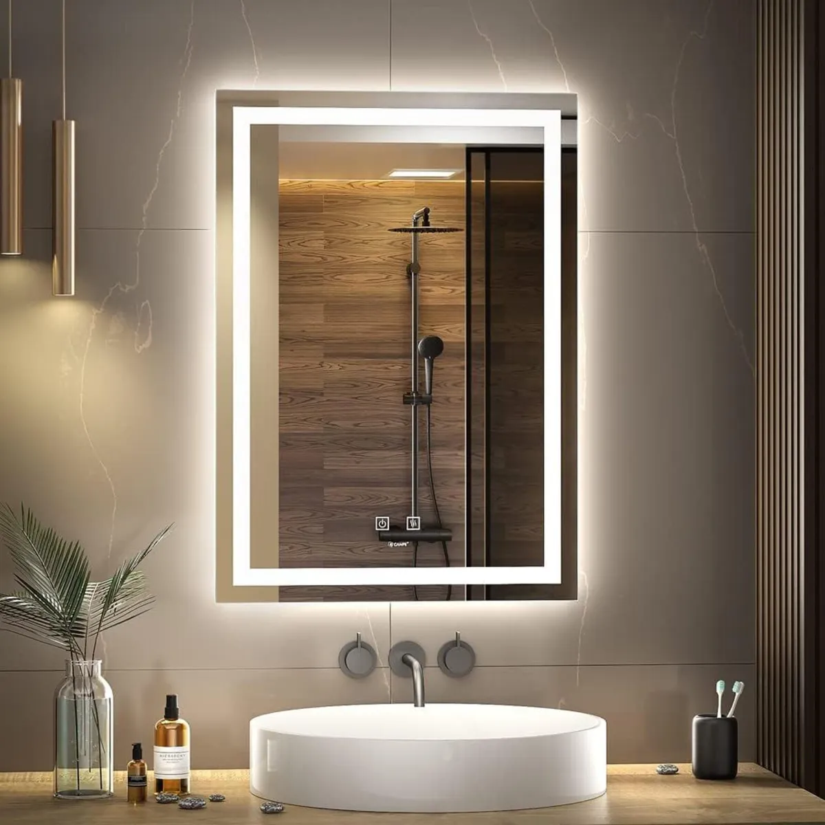 LED Bathroom Mirror Makeup Vanity Wall Mounted - Image 1