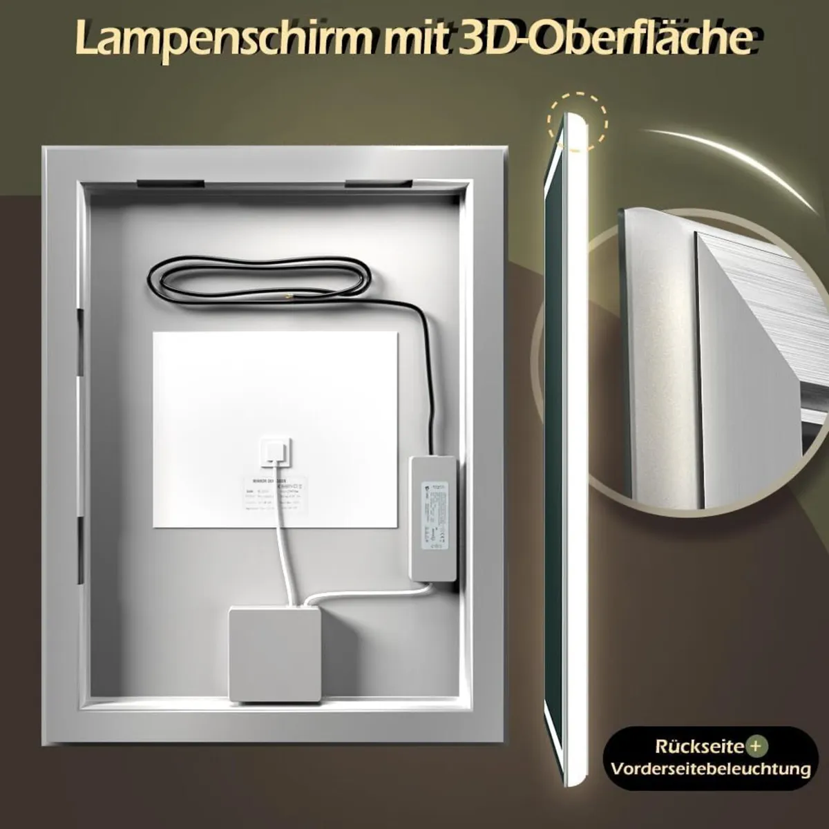 LED Bathroom Mirror Makeup Vanity Wall Mounted - Image 4