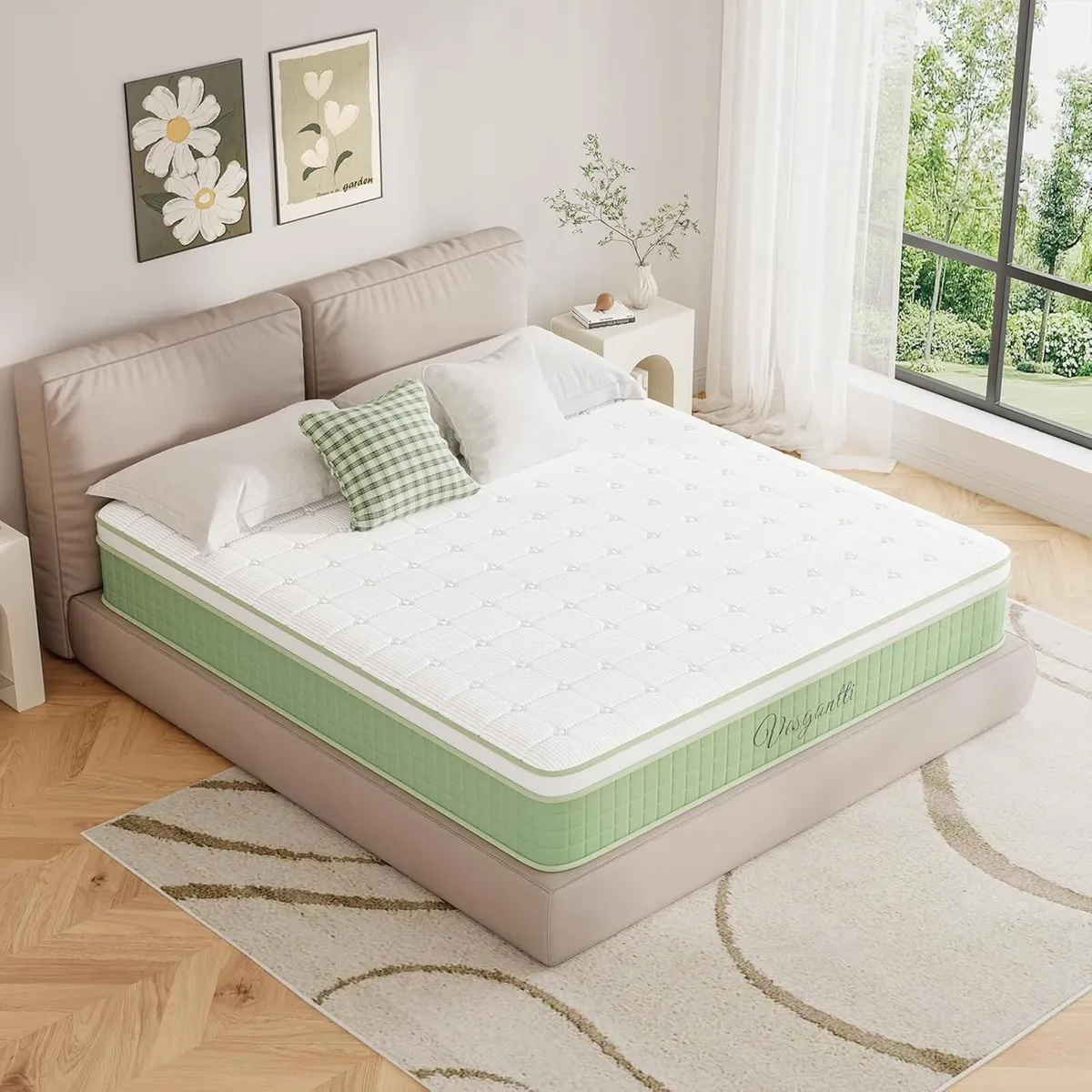 2FT6 Small Single Mattress 10 Inch Hybrid with - Image 2