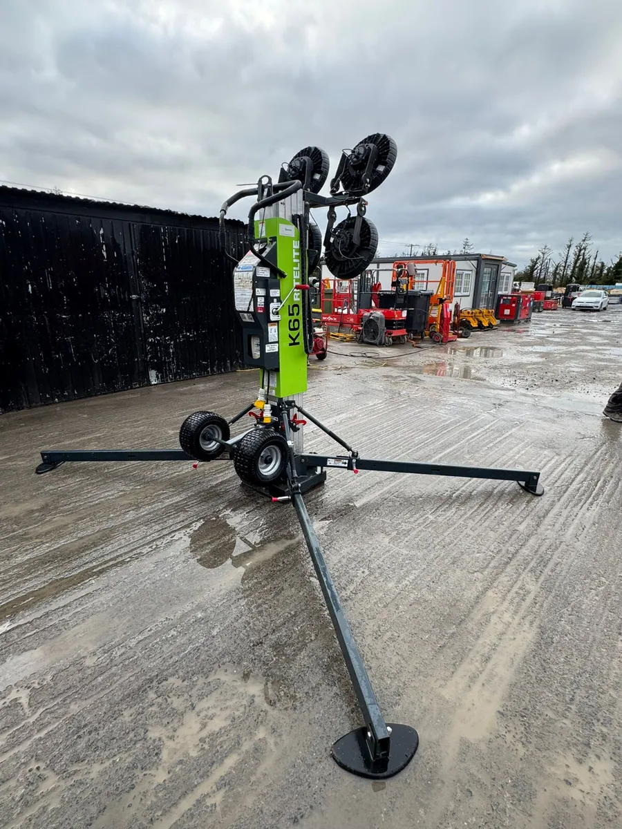 110V Extendable Ground Light – Site Lighting Tower - Image 3