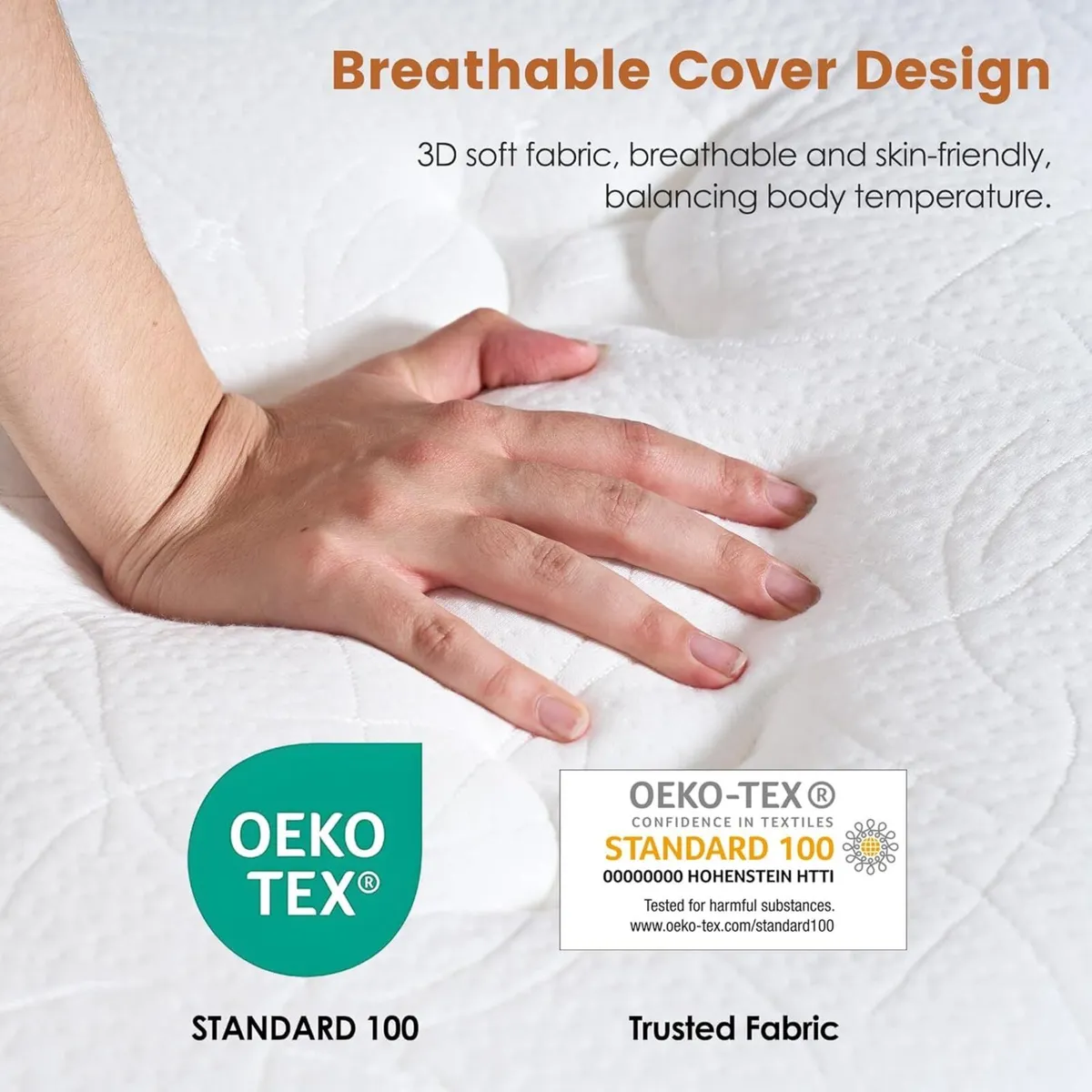 3FT Single Mattress Memory Foam Hybrid Bed - Image 3