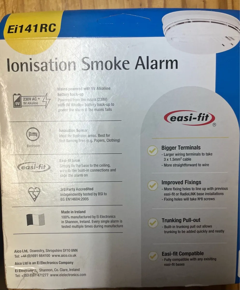 New packed smoke alarms - Image 3
