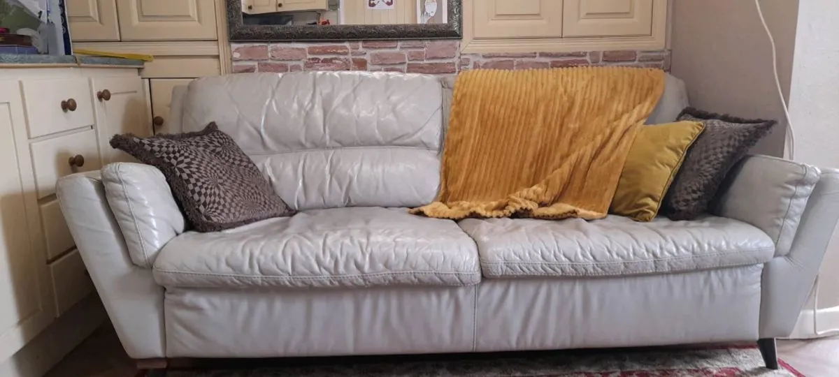 Leather Sofa - Image 1