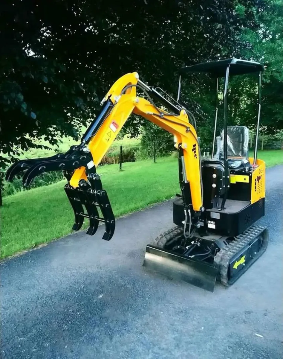 NEW JPC MIVA MINI DIGGER LOG GRABS - Image 1