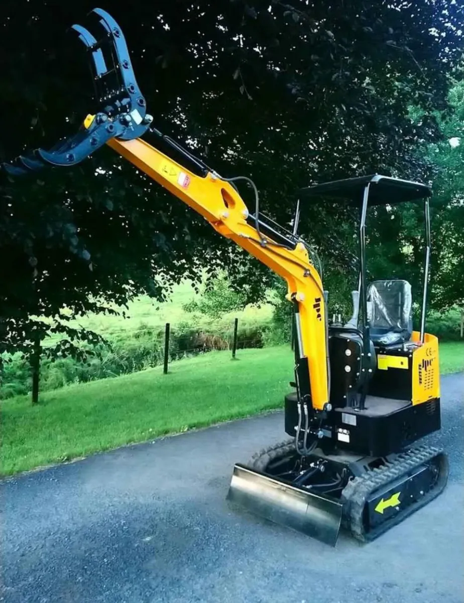 NEW JPC MIVA MINI DIGGER LOG GRABS - Image 3