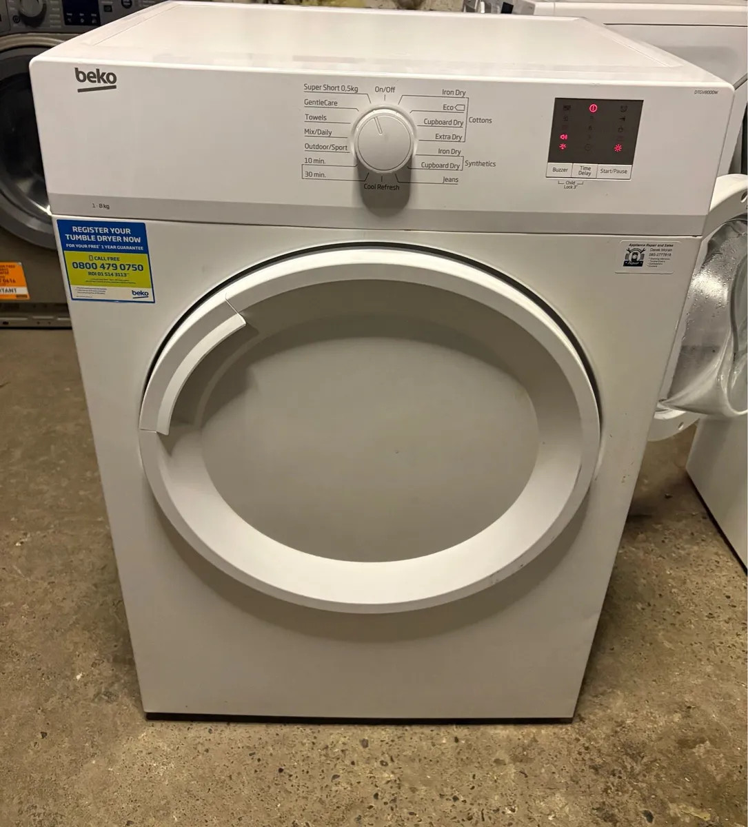 Beko Vented Dryer - 8kg Drum