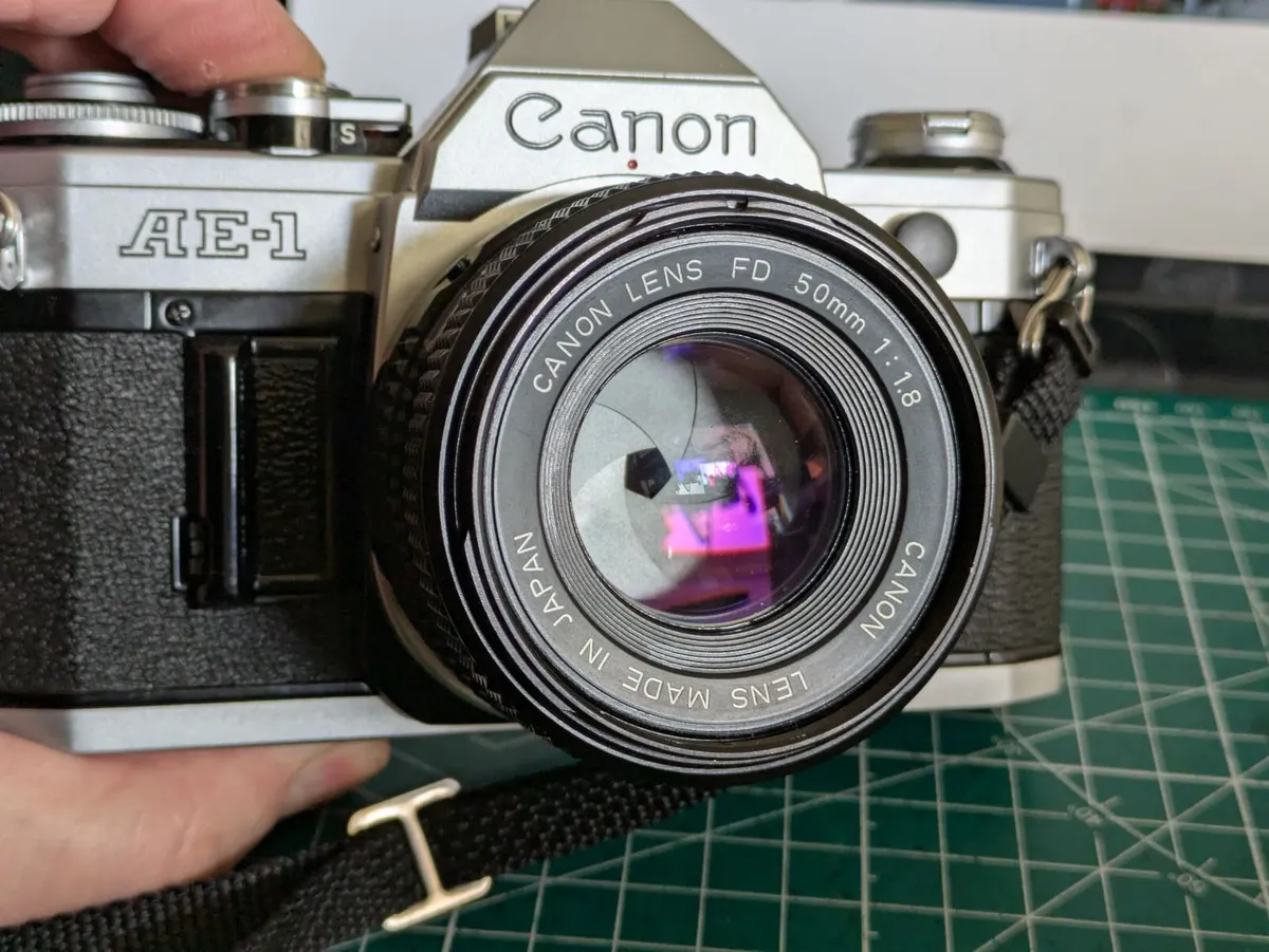 🎞️ Canon AE-1 film SLR + 50mm 1.8 FD lens 💥 - Image 2