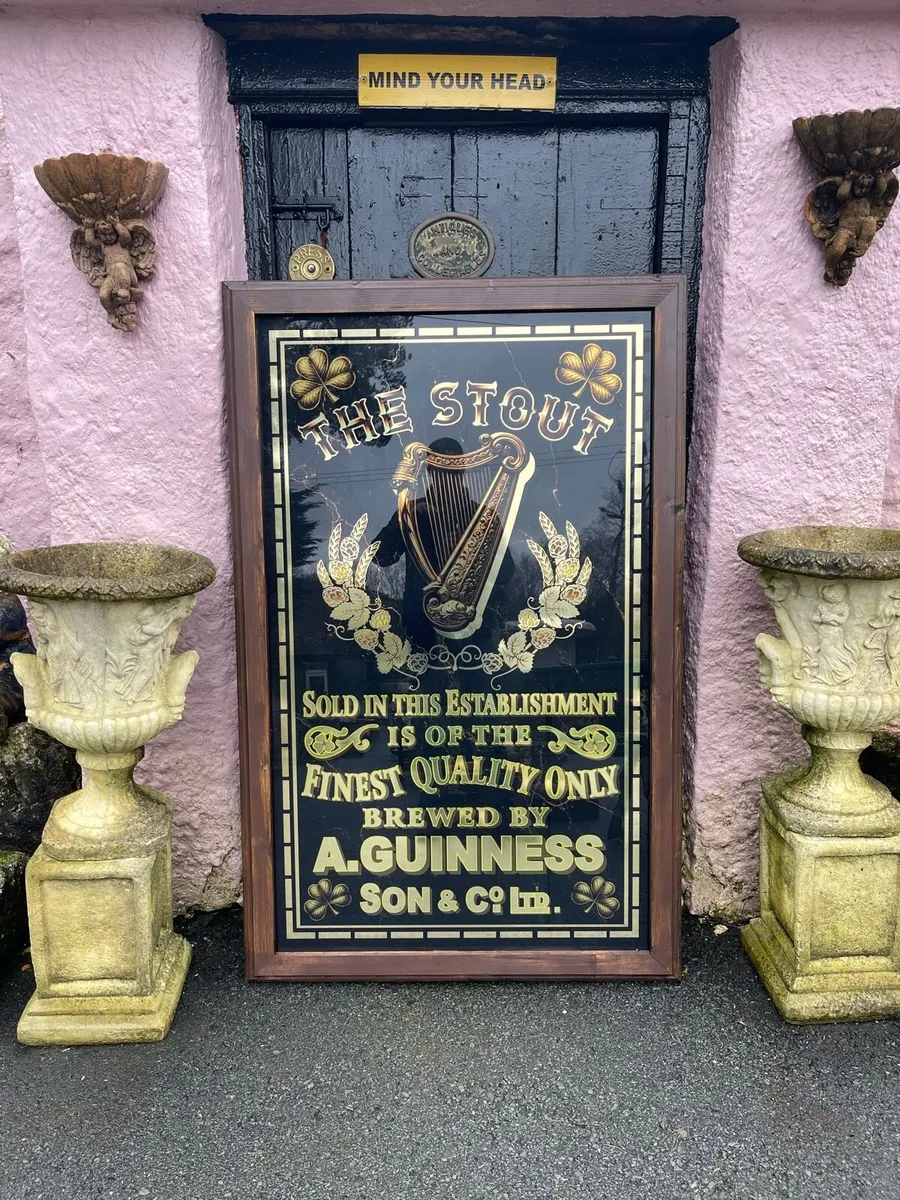 Guinness glass sign addvertisment - Image 1