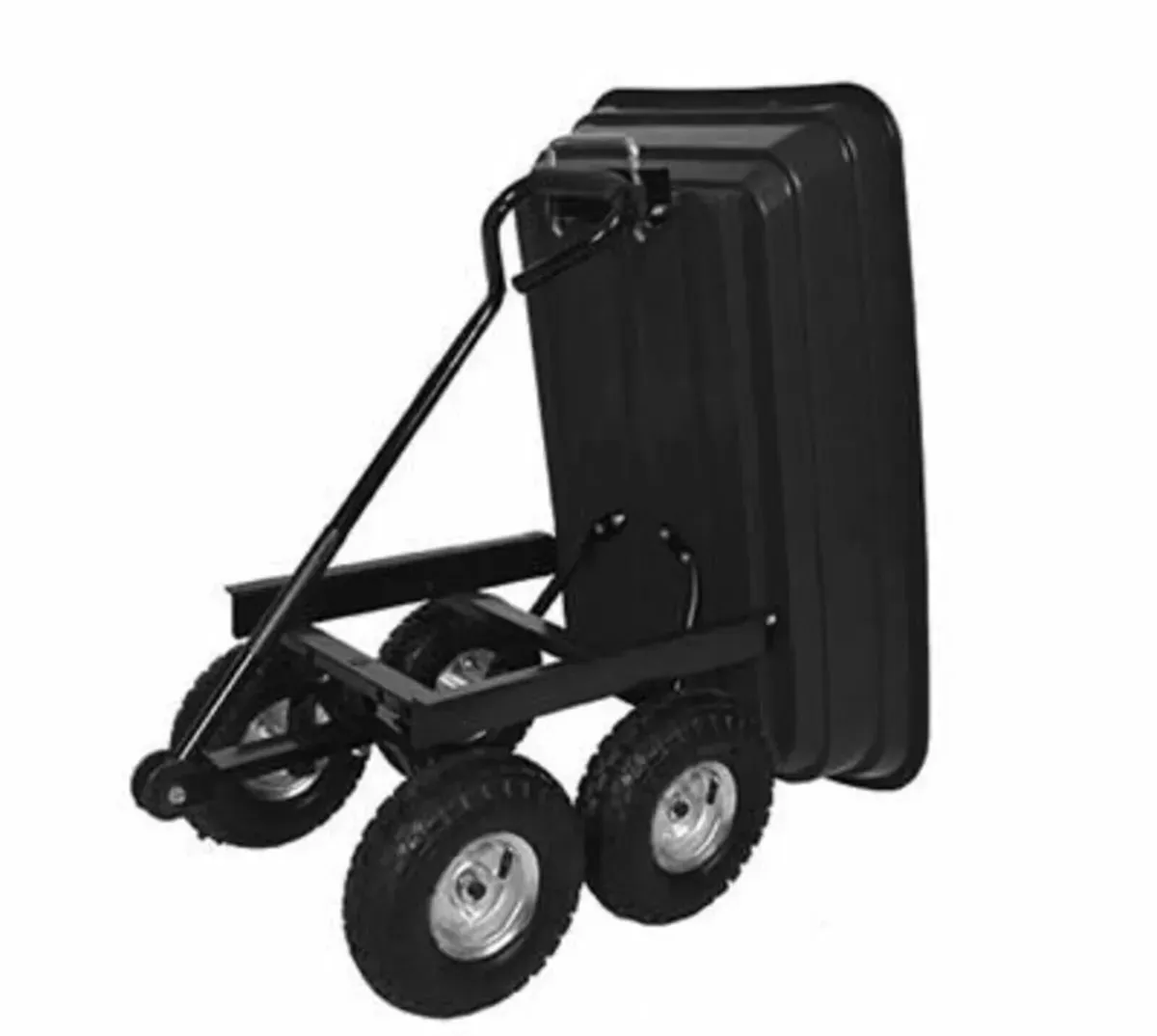Dump cart with plastic tilting bin - Image 2