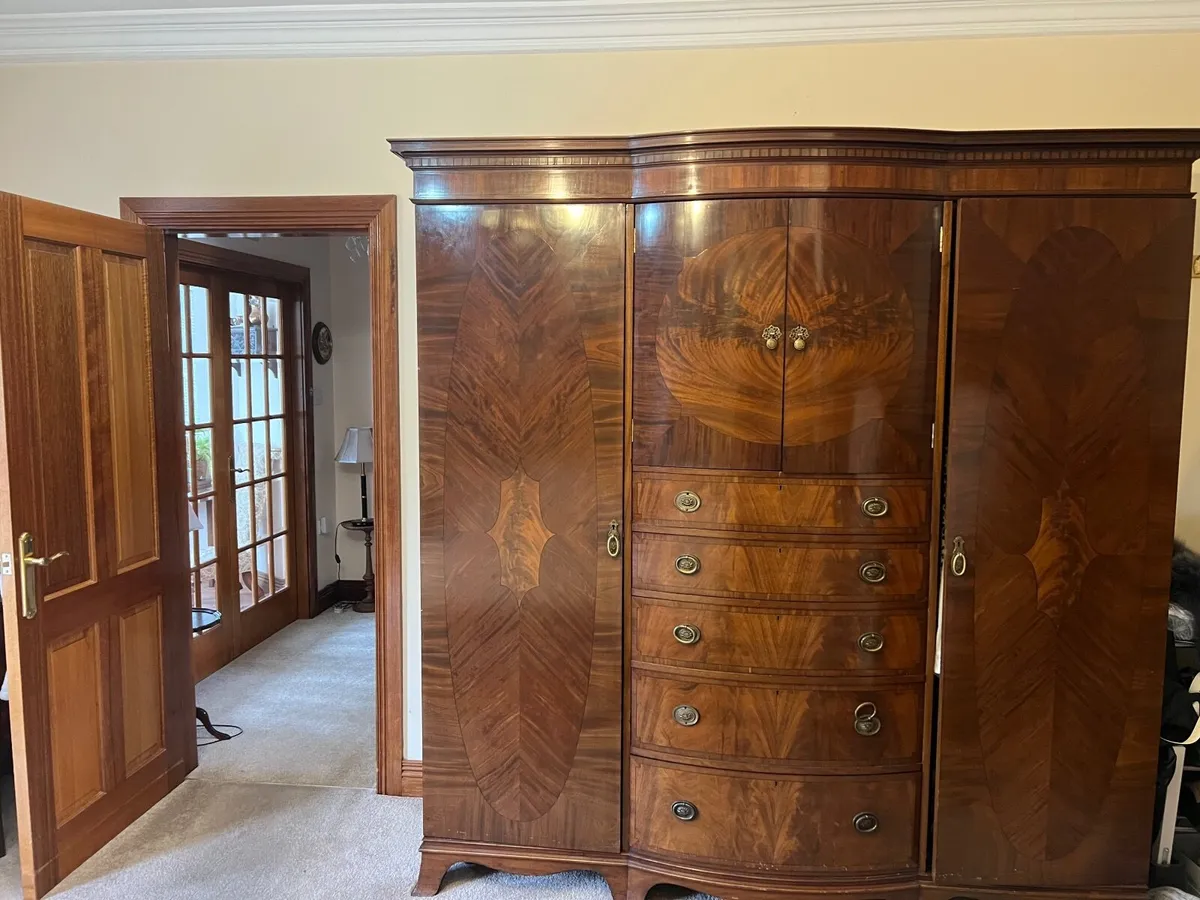 Antique Wardrobe and matching Dressing Table - Image 1