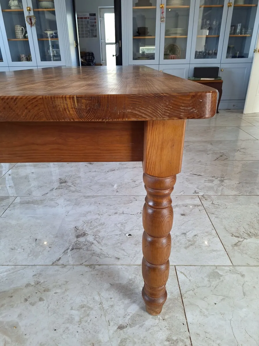 Solid heavy Authentic Farmhouse Table - Image 3
