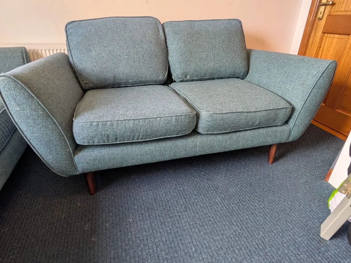 Couches and foot stool - Image 4