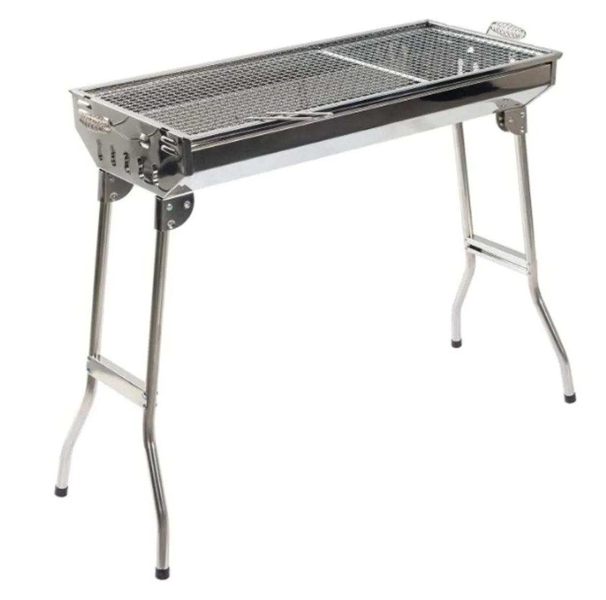 BBQ Grill Portable Foldable Stainless Steel - Image 2