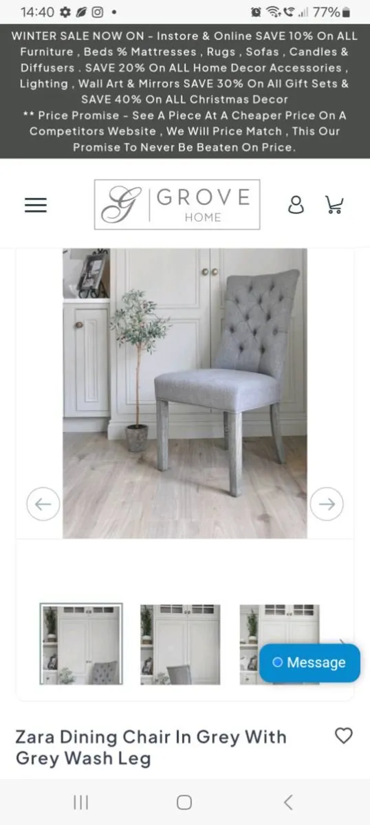 Grove Home Chairs - Image 1