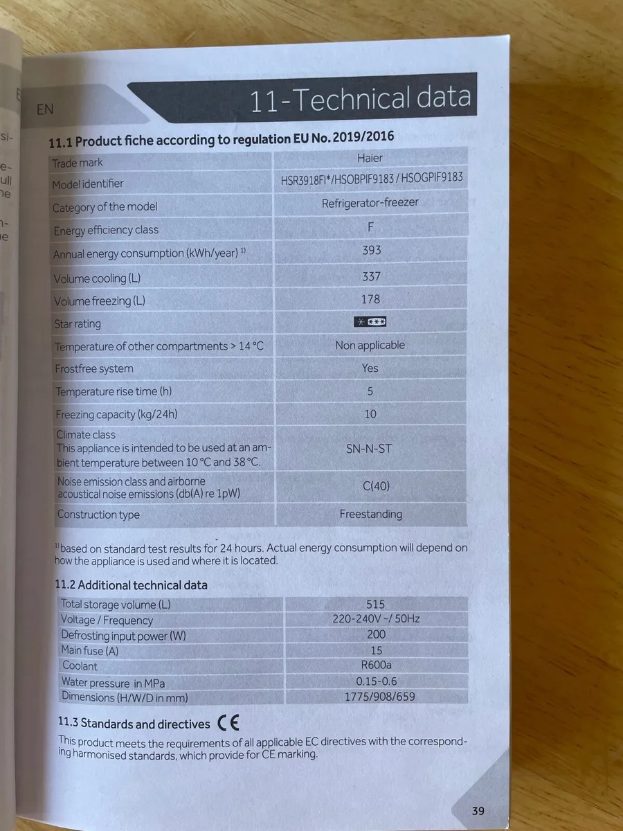 Fridge freezer/ water and ice dispenser - Image 4