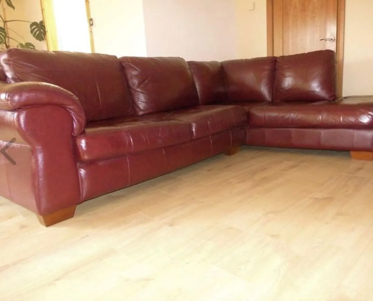 Leather Sofa - Image 1