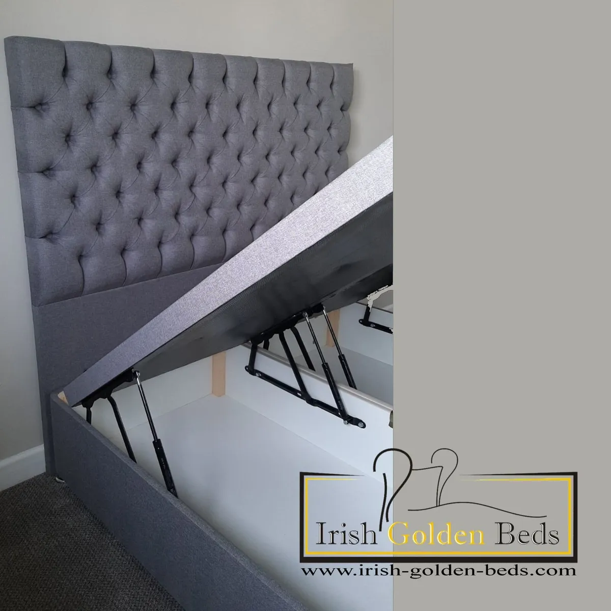 bed frame and headboard, free delivery - Image 3