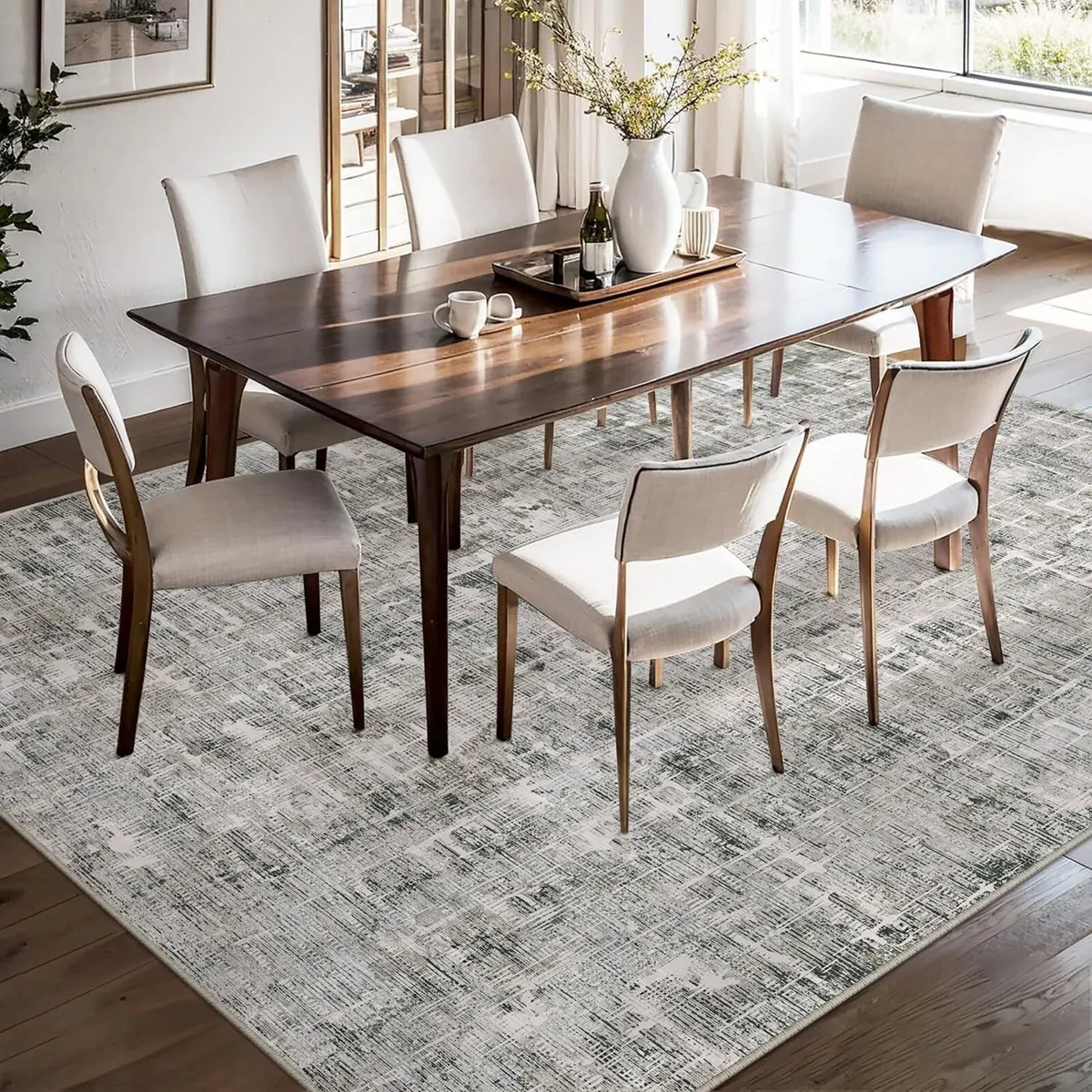 Rugs Living Room Grey Area Rug 200x300cm Bedroom - Image 3