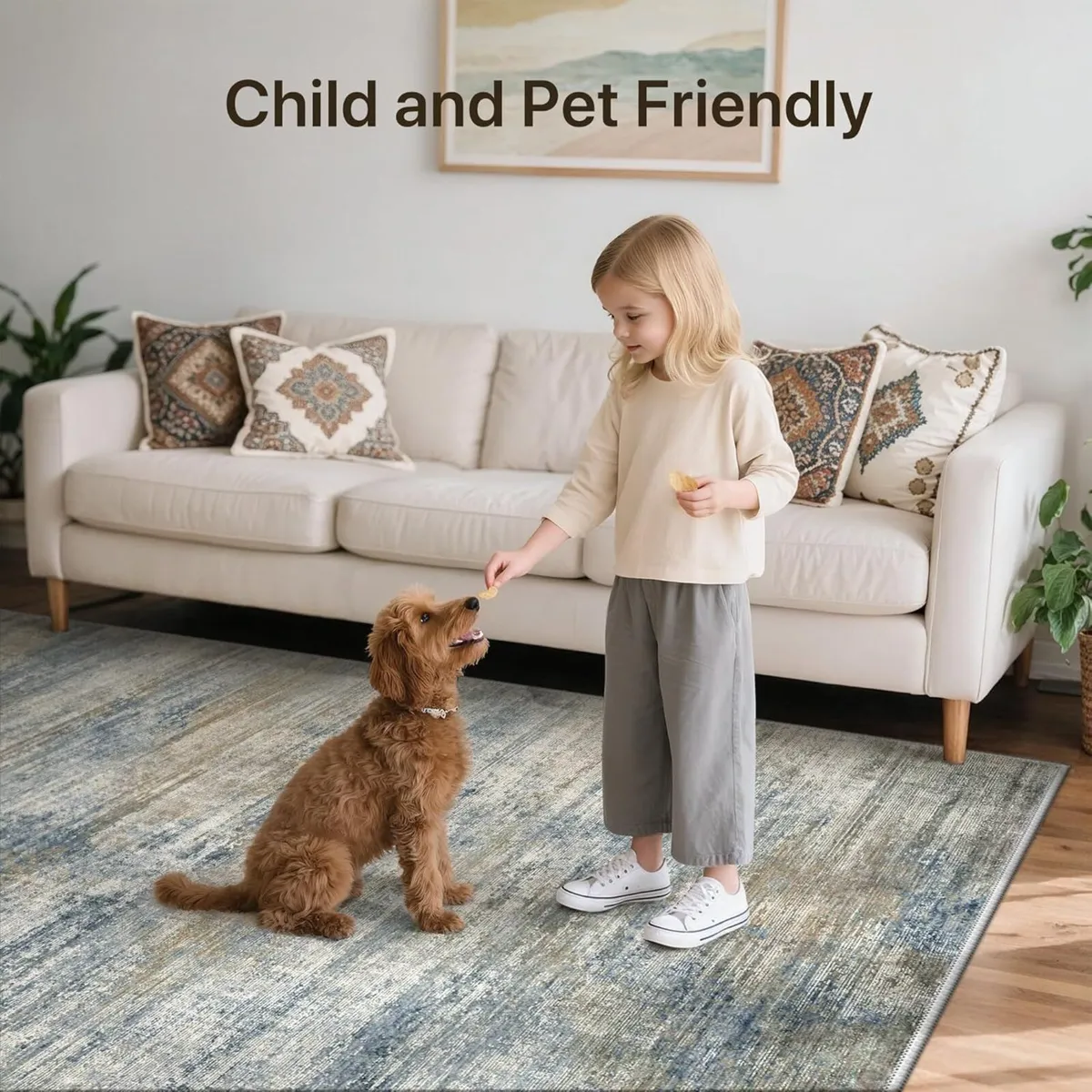 Rug Living Room 240x300cm Extra Large Modern - Image 3