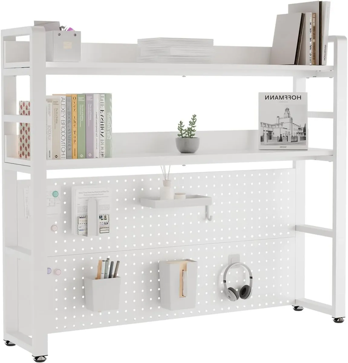 2-Tier Desk Shelf With Concealed Screws Design - Image 1