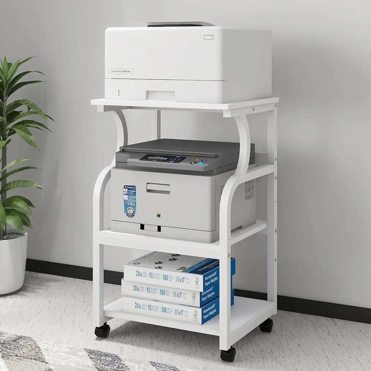 50x40x73cm Large Printer Stand Table Storage Unit - Image 1