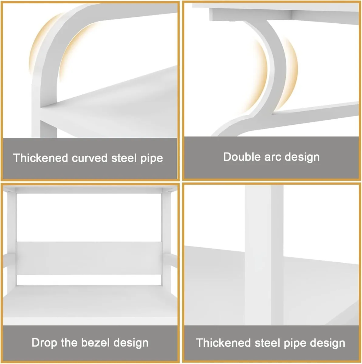 50x40x73cm Large Printer Stand Table Storage Unit - Image 4