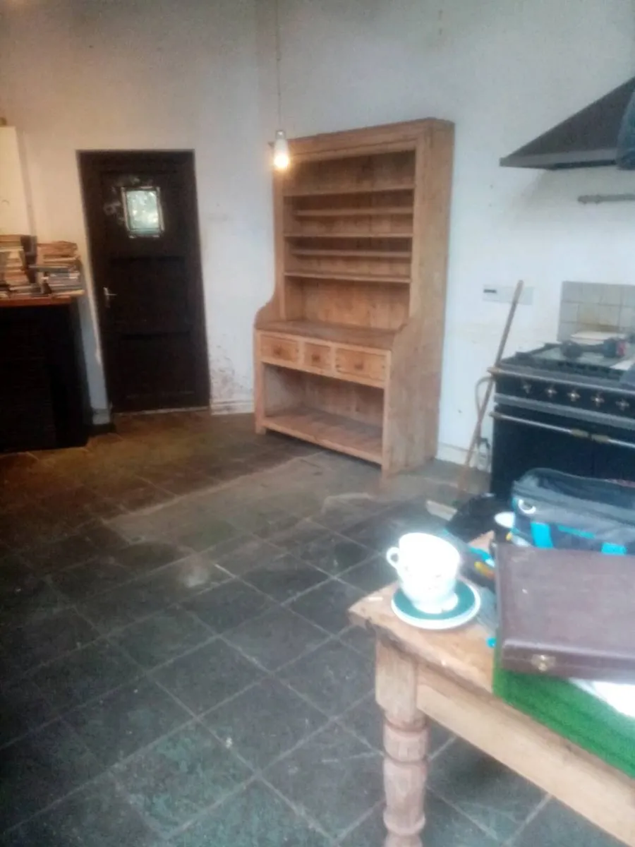 Irish Pine Dresser and Table - Image 4