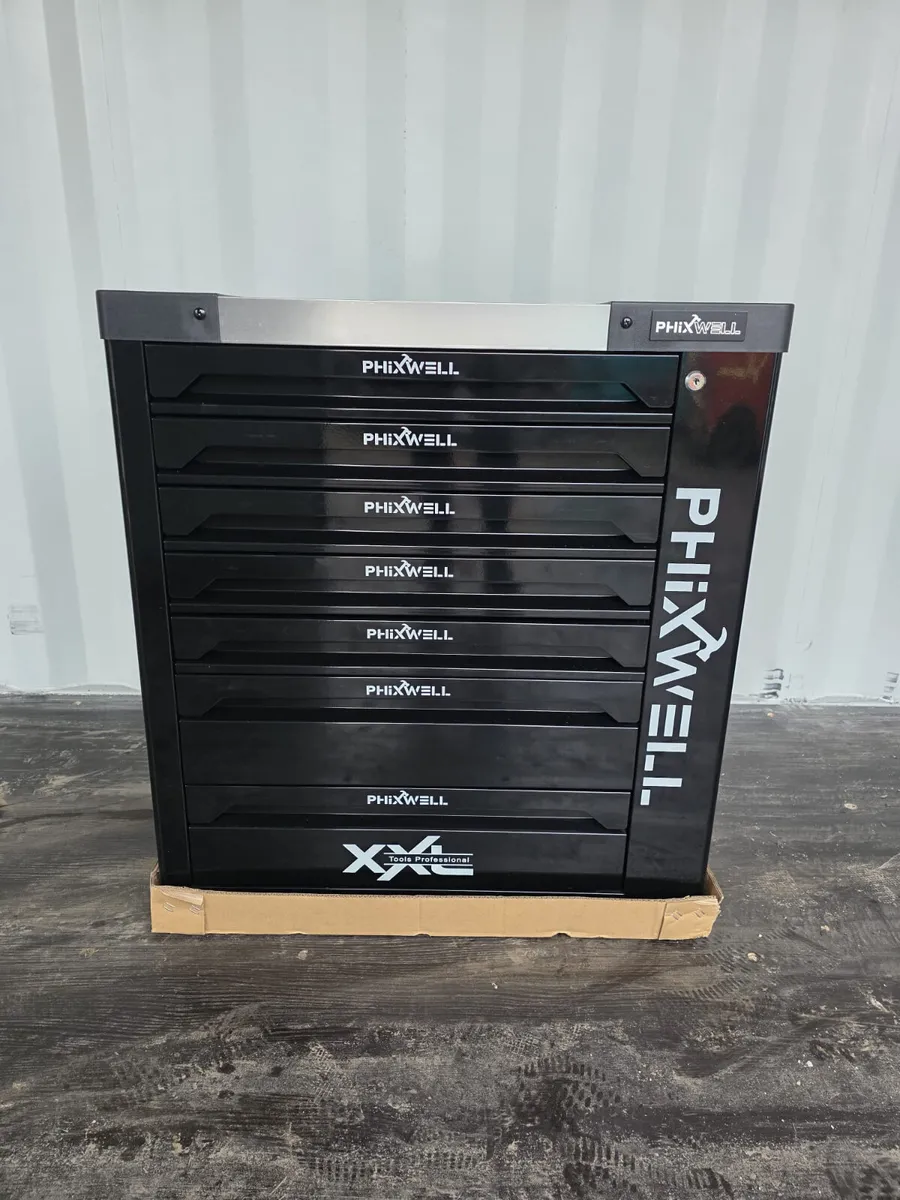 New 7 Drawer Toolbox c/w Tools **Online Auction** - Image 1