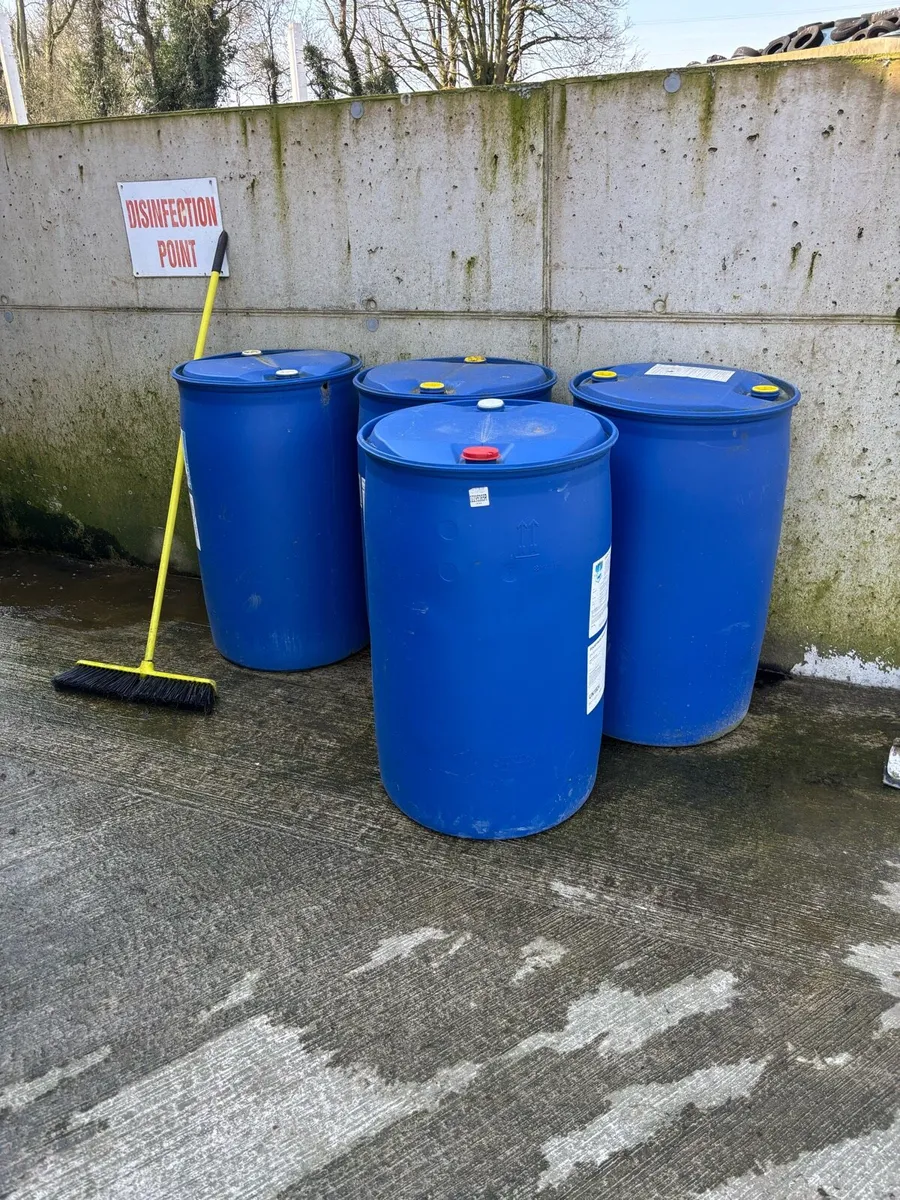 Blue barrels