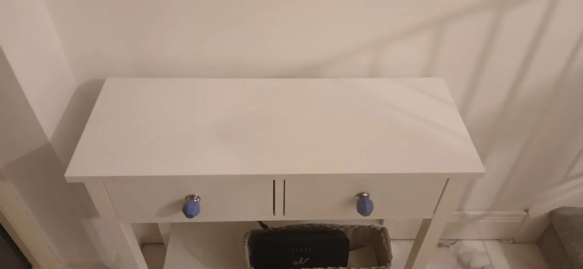 White Console Table - Image 1
