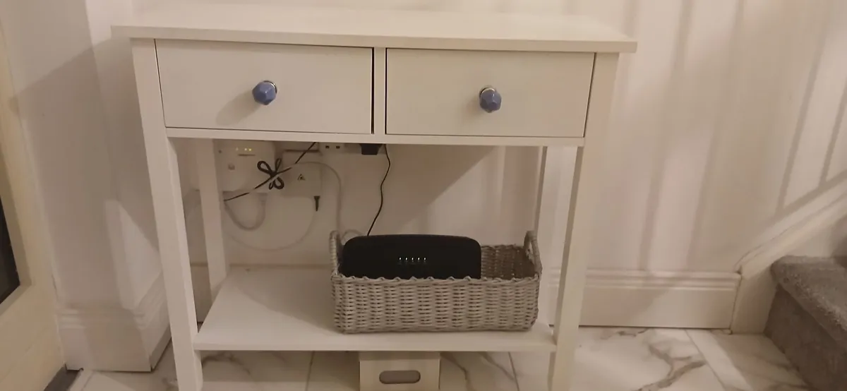 White Console Table - Image 3