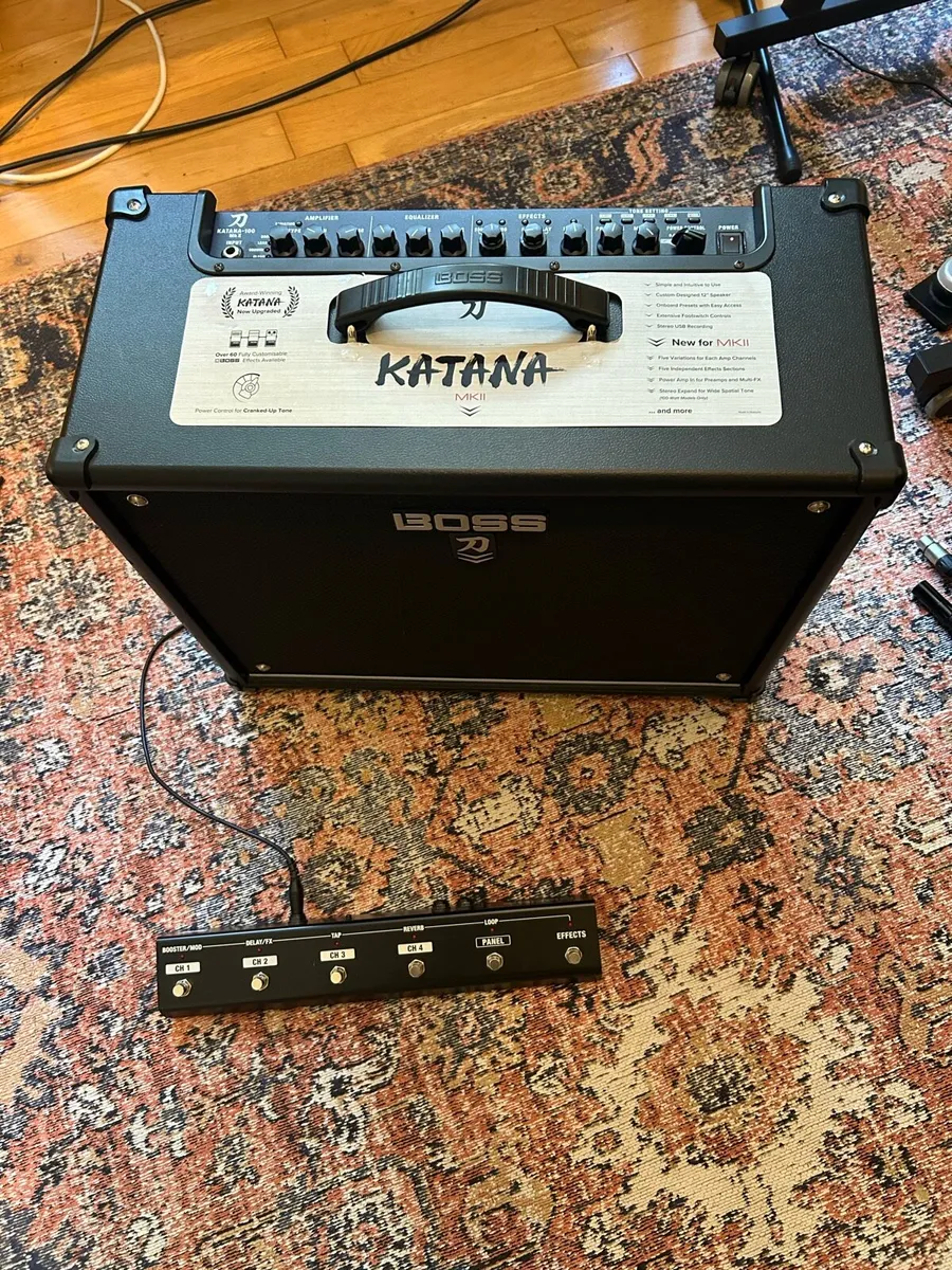 Boss Katana MK2 100 Amp with Foot Switch - Image 1