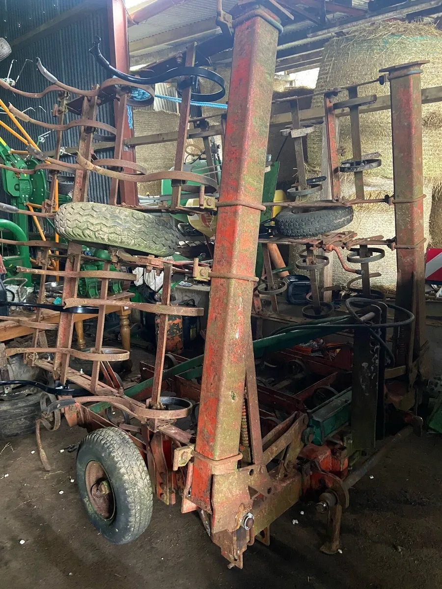 Folding Tine Harrow , - Image 2