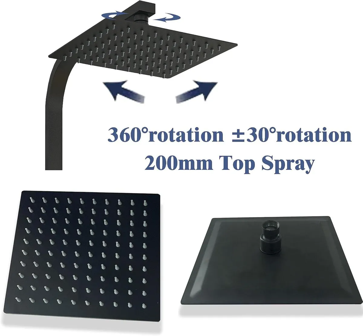 Shower Set Thermostatic 38℃ Mixer with 8 inches - Image 4