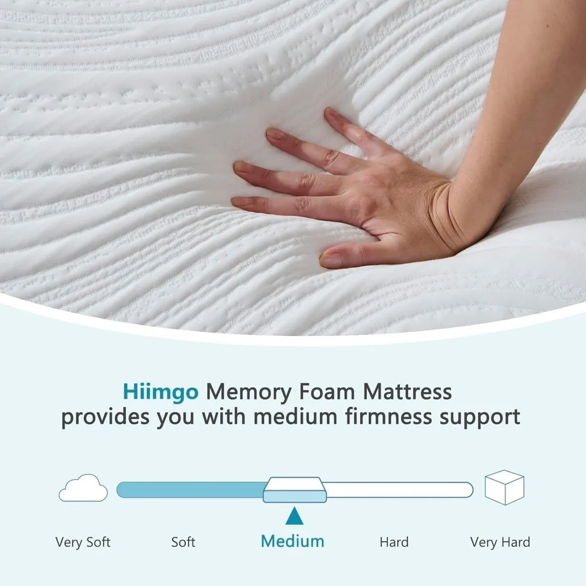 Small Double Mattress Memory Foam - Orthopaedic - Image 4