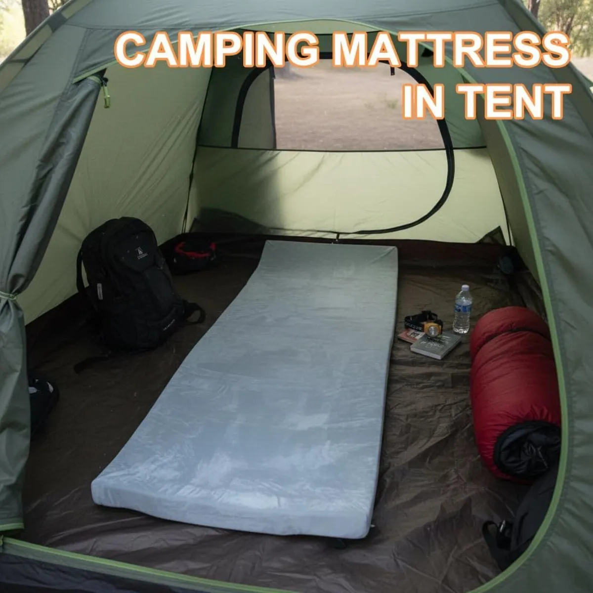 Foam Camping Mattress - Portable Roll Up Sleeping - Image 4