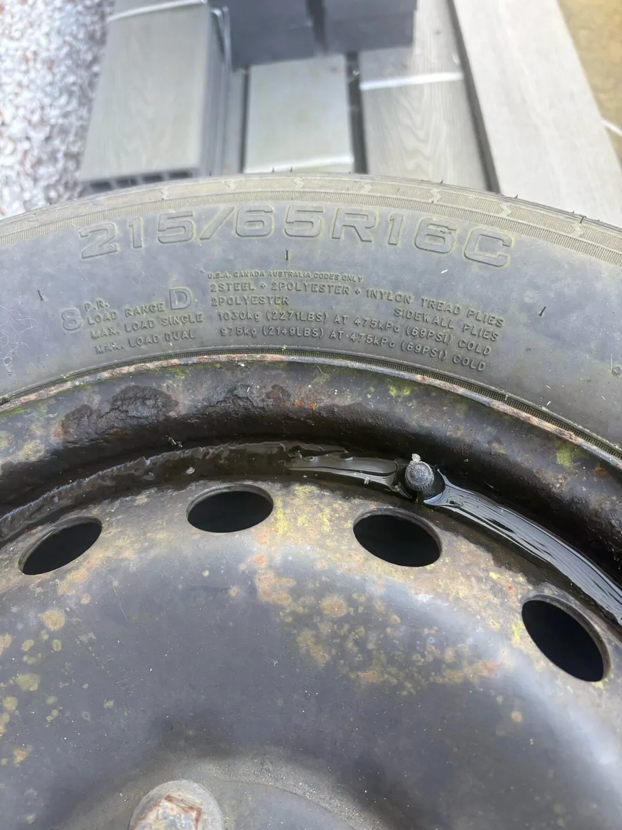 Vivaro Steel Rims and Tyres - Image 1