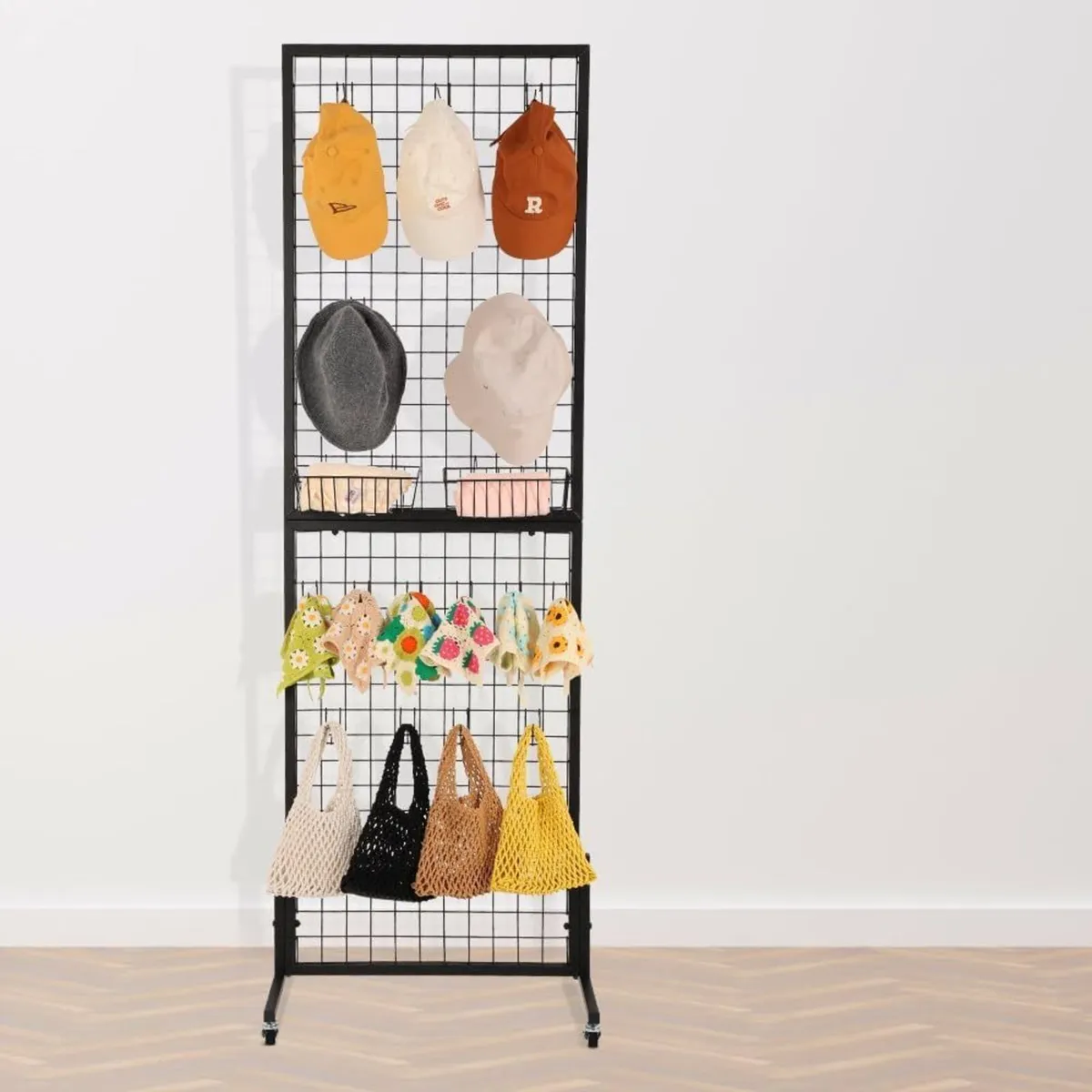 Freestanding Grid Wall Panel Standing Wire - Image 2