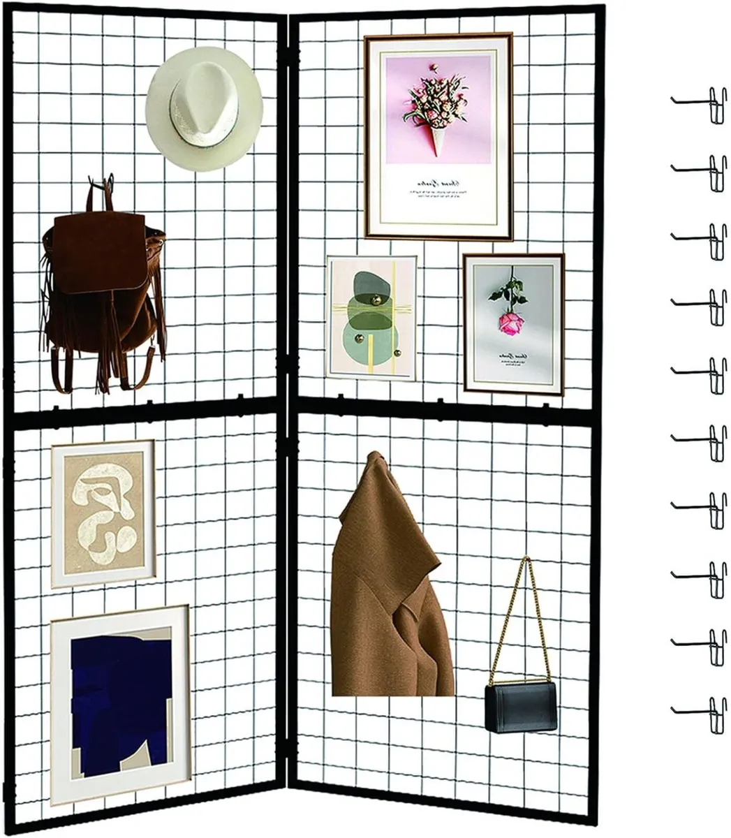 Foldable Gridwall Display Panel - 2 Pack of 2x5 - Image 1