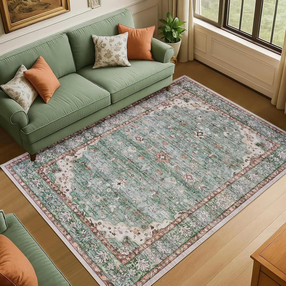 Washable Rugs for Living Room 160x230cm Boho - Image 1