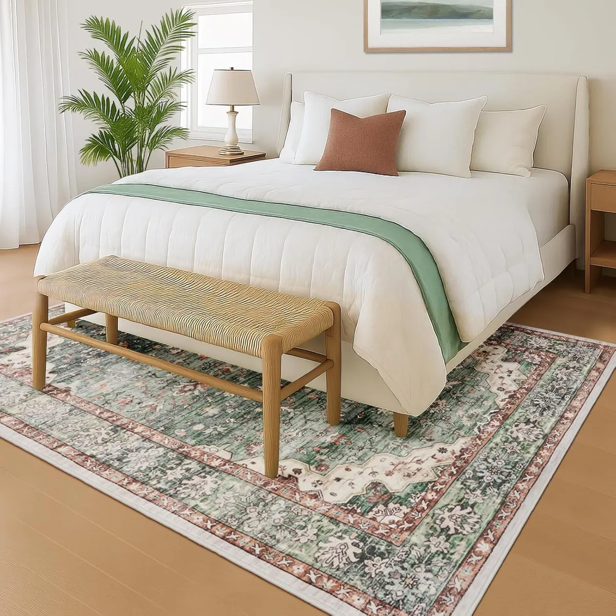 Washable Rugs for Living Room 160x230cm Boho - Image 4