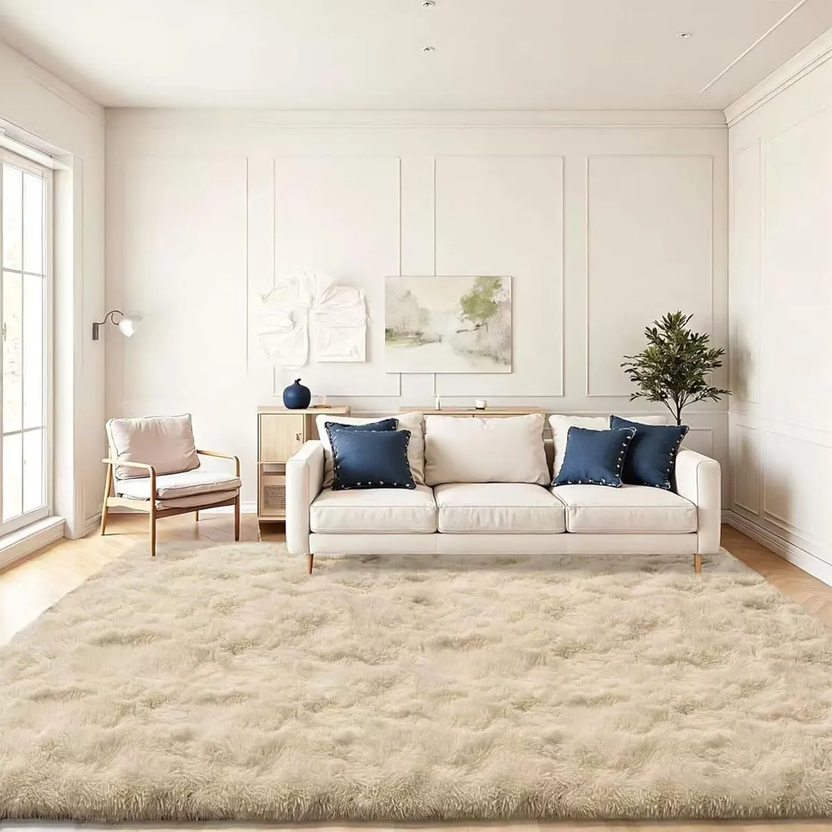 Rugs Living Room Large Area Carpet Fluffy - Image 1